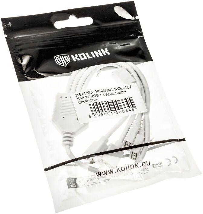 Cabo Splitter ARGB KOLINK PGW-AC-KOL-157 (Branco) — miniatura 3
