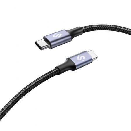 Cabo USB-C SUBBLIM Plus (1 m - USB-C - Preto)