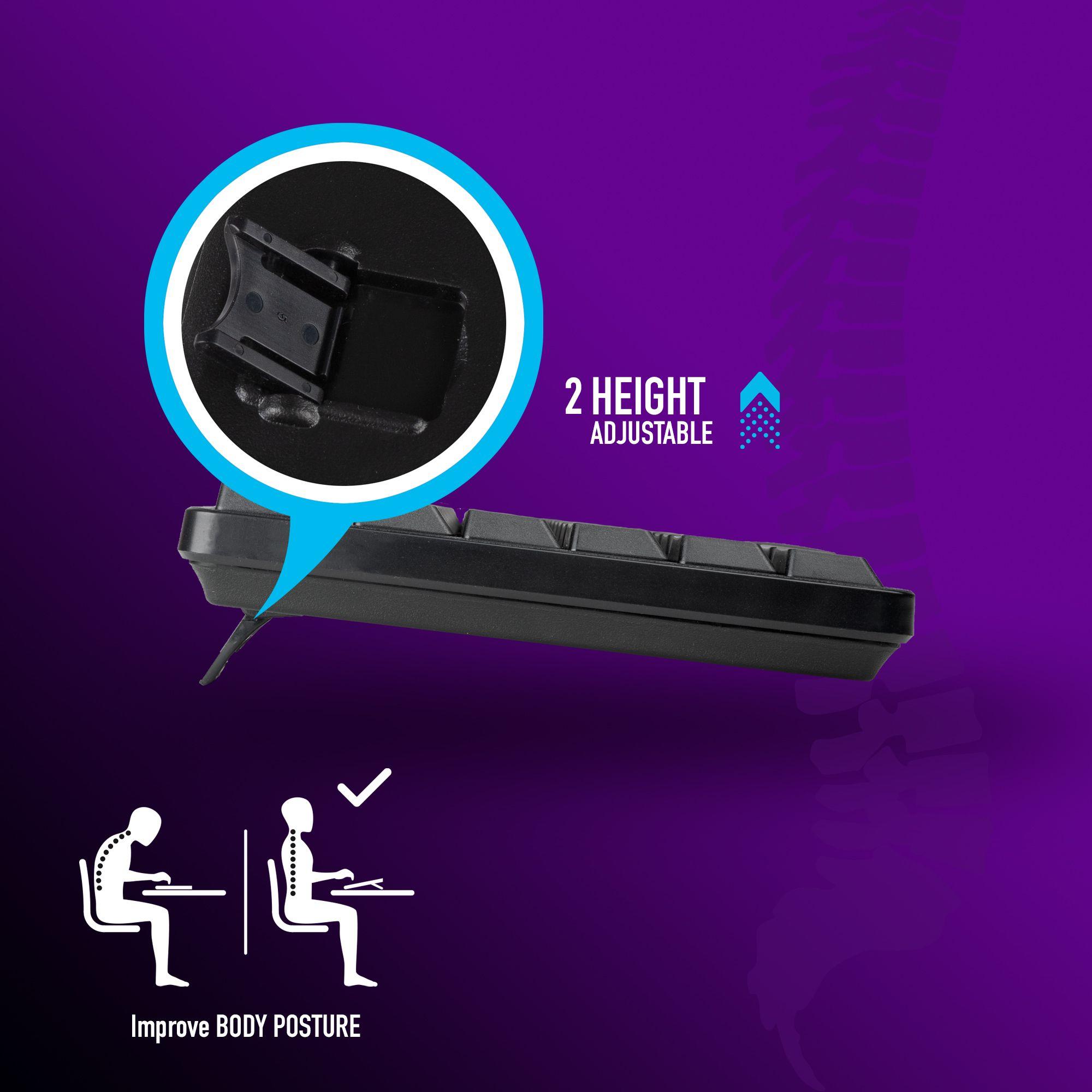Teclado e Rato NGS Euphoria Kit (Espanhol - Tamanho completo - RF Wireless - Preto), miniatura 13