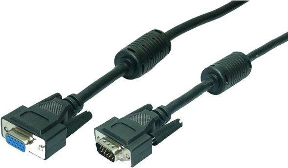 Cabo de Extensão VGA LOGILINK CV0005 (3 m - Preto)