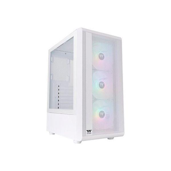 Caixa PC THERMALTAKE S200 TG ARGB Snow (ATX, micro ATX, Mini-ITX - Midi Tower - SPCC - Branco) — miniatura 2