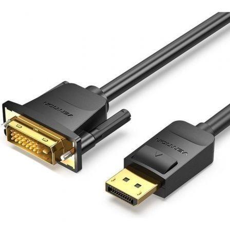 Cabo Conversor VENTION HAFBF DisplayPort para DVI (1 m - DVI-D - DisplayPort macho - Preto)