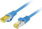 Cabo de Rede LANBERG PCF6A-10CU-0200-B (2 m - Cat. 6A - Azul)