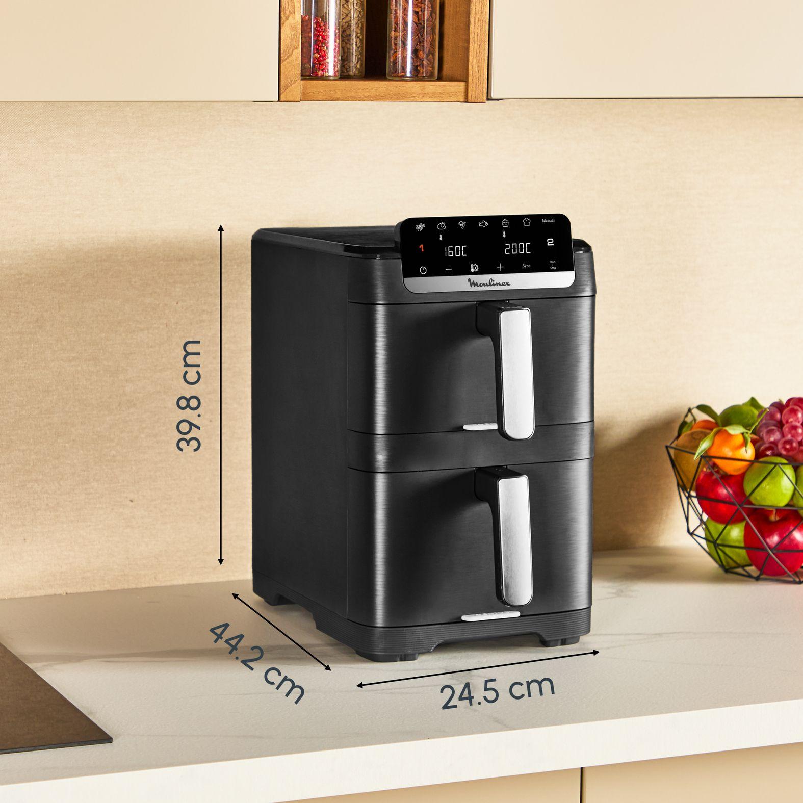 Fritadeira a Ar Independente MOULINEX EZ7568F0 (2700 W - Toque - Altura 45 cm - Preto), miniatura 3
