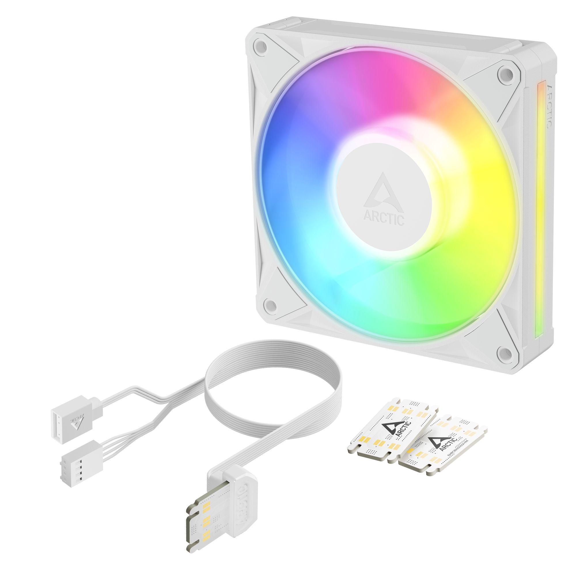 Ventoinha para Caixa PC ARCTIC BioniX P12 A-RGB (Branco)
