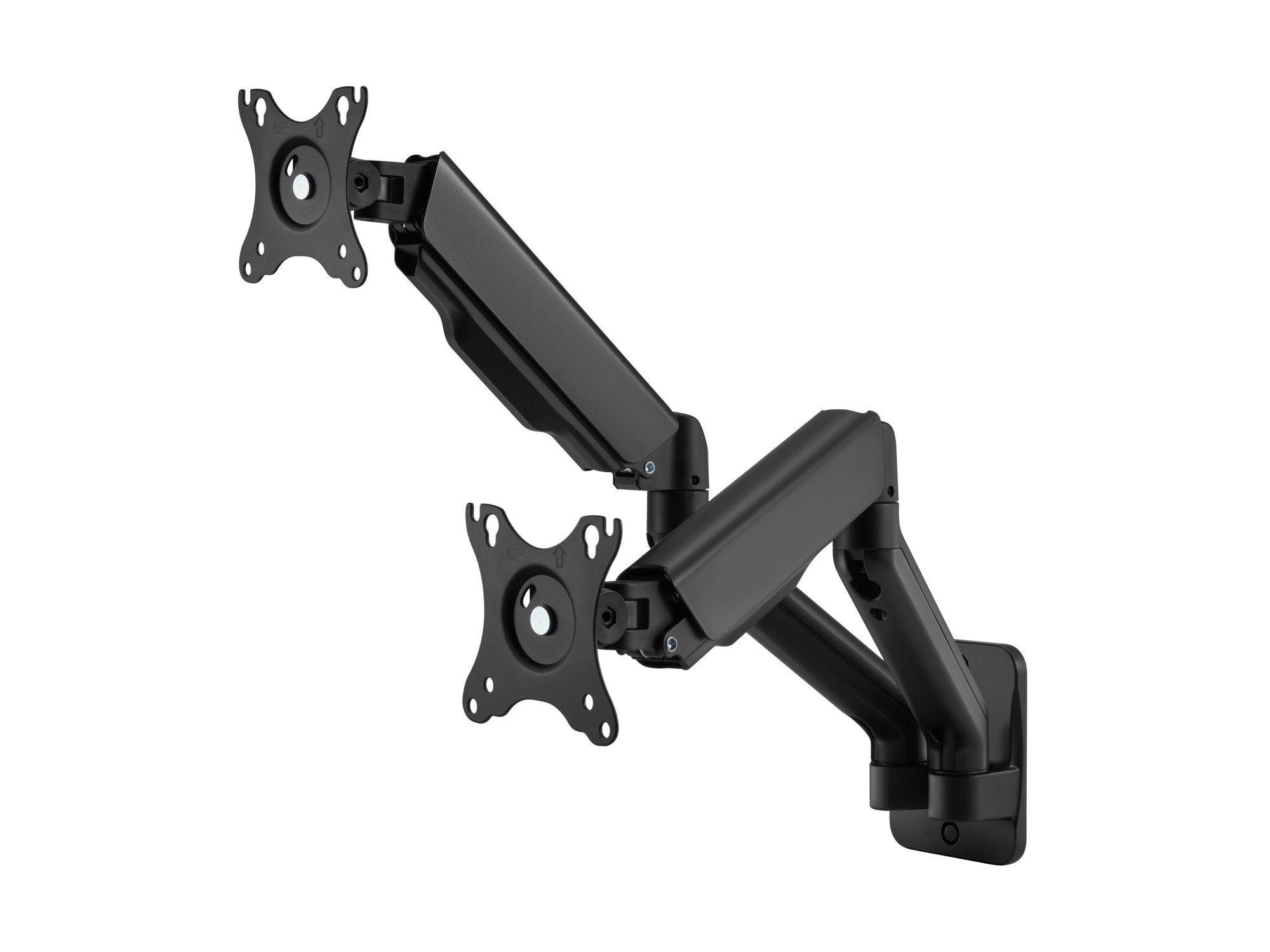 Suporte de Parede para 2 Monitores EQUIP 650138 (17–32″ - 9 kg por monitor - Preto), miniatura 4