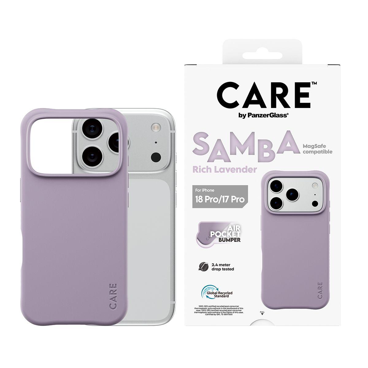 Capa PANZERGLASS CARE Samba Case (Roxo), miniatura 2
