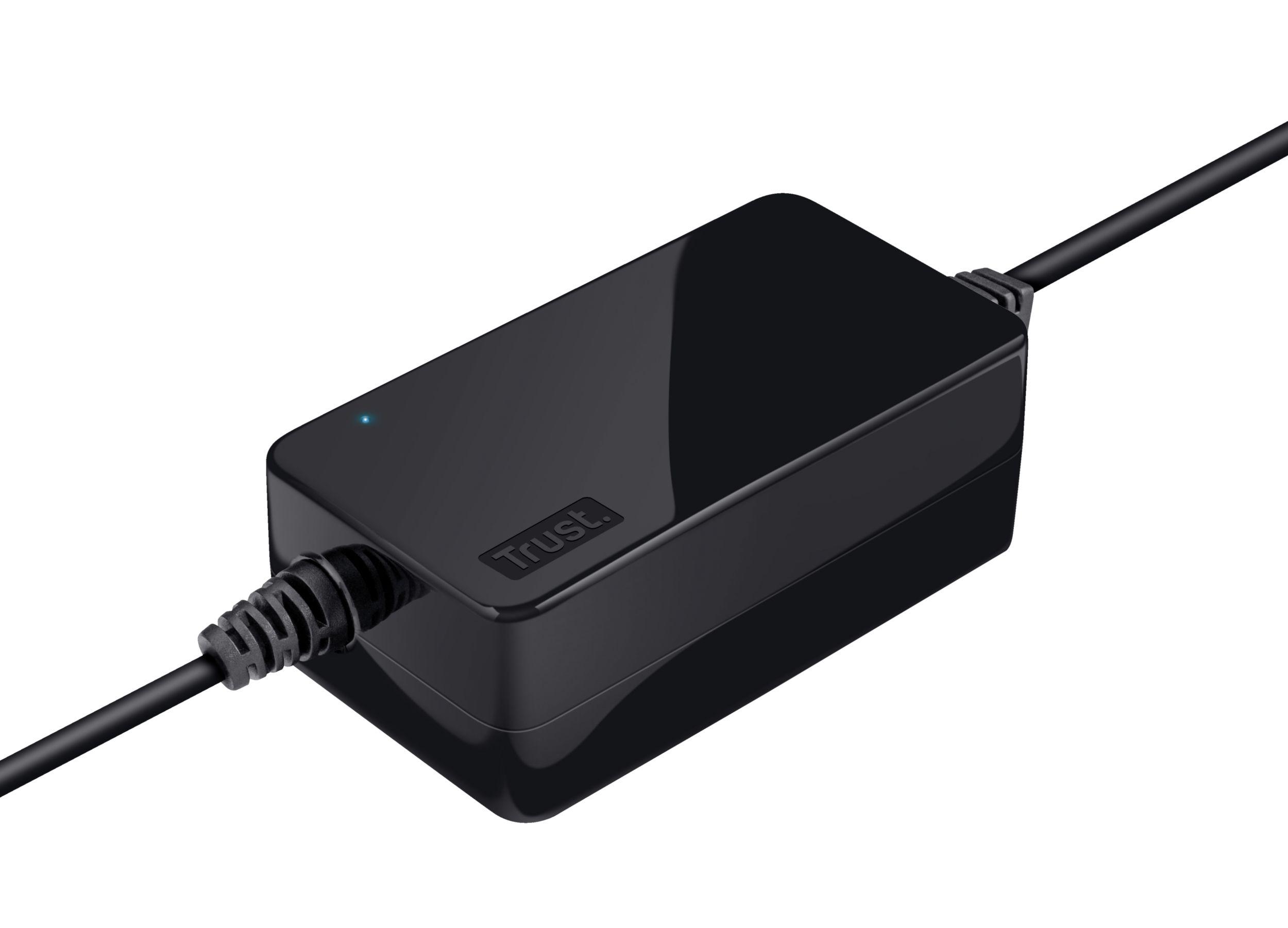 Carregador de Portátil TRUST Primo 21904 (45 W - 2,4 A - 19 V - Preto)
