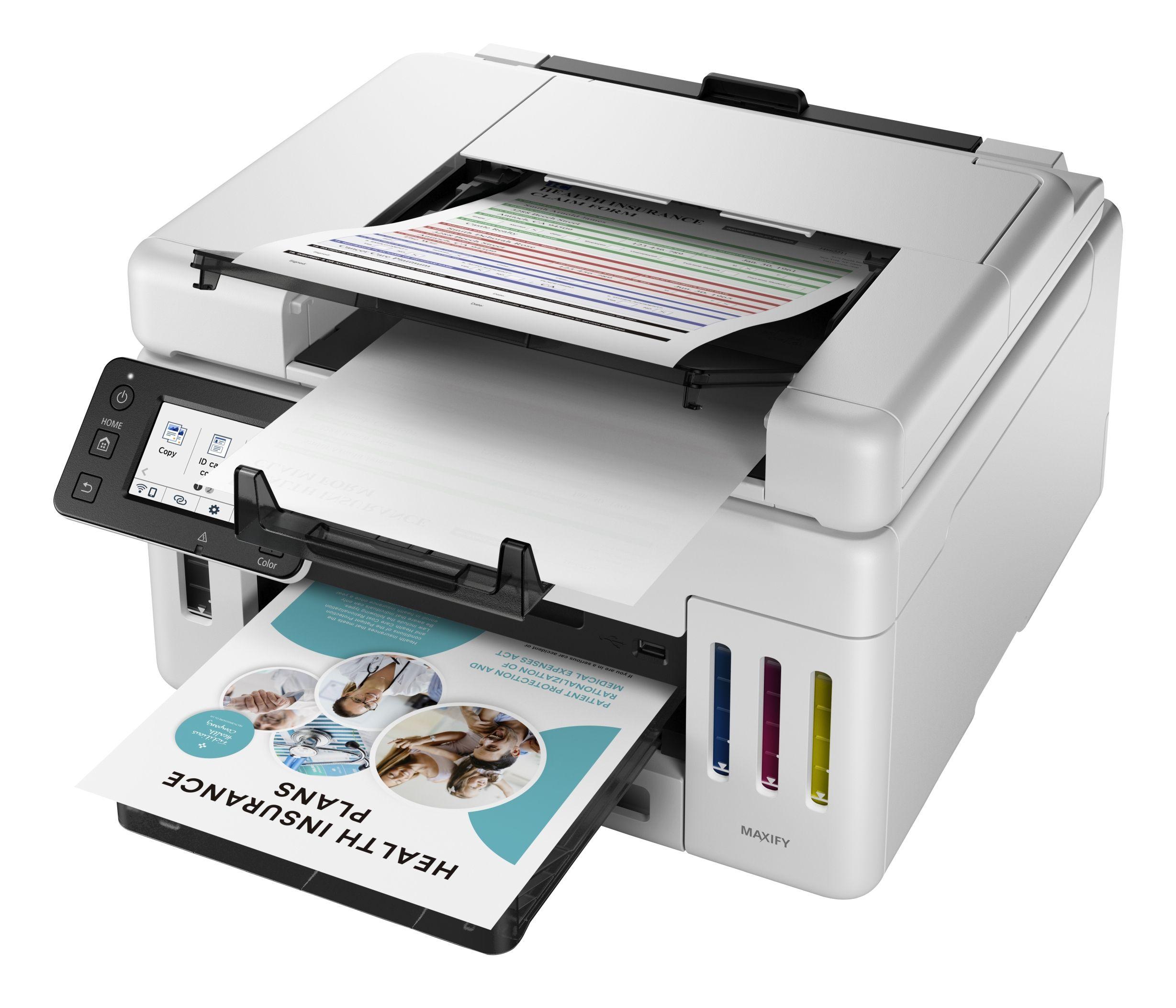 Impressora Multifuncional CANON MAXIFY GX6550 (A4 - Impressão a cores - 350 folhas - Branco e Preto) — miniatura 3
