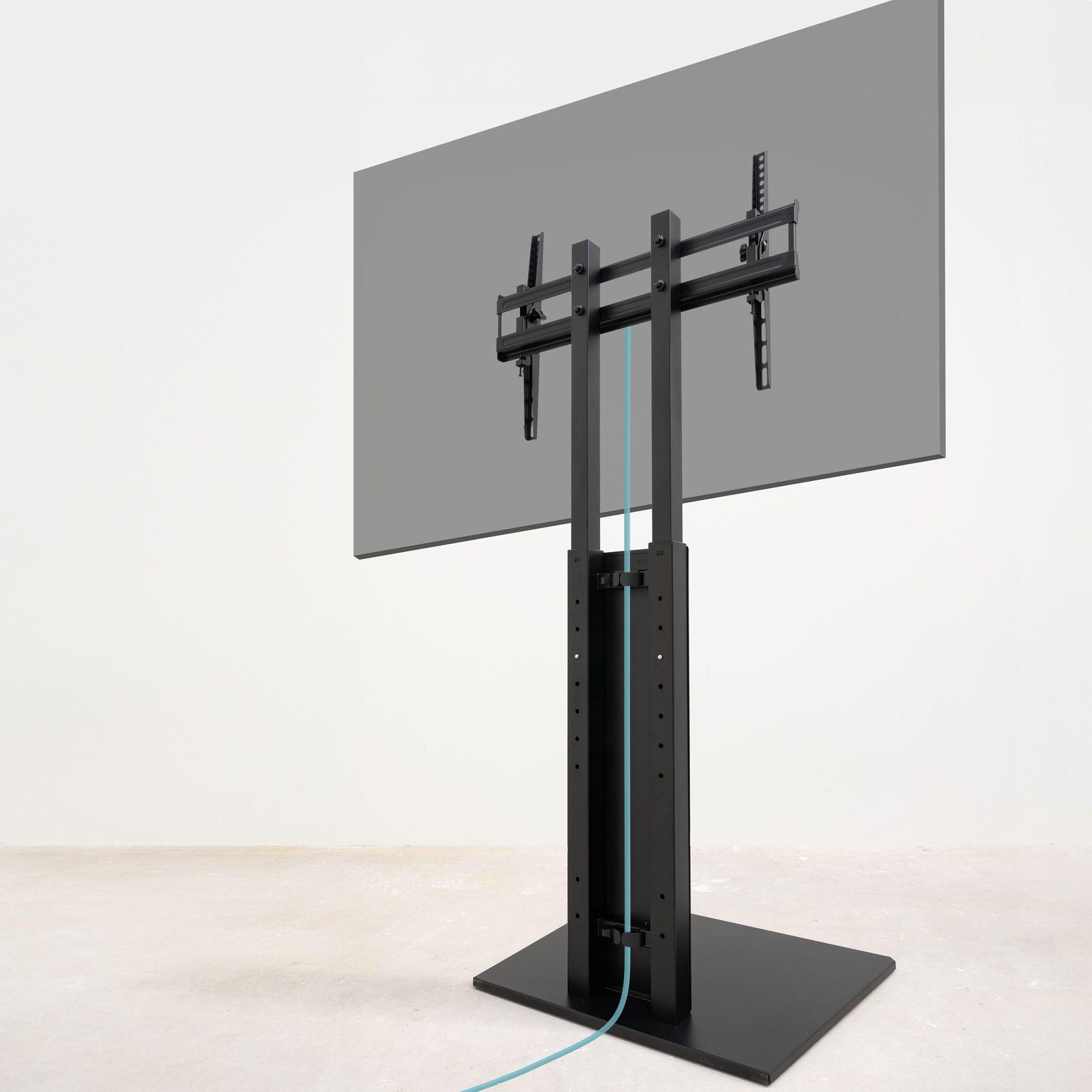 Suporte de Chão para TV TOOQ FS2288M-B (200 x 200-600 x 400 mm - 600 x 400 mm - 200 x 200 mm - Preto), miniatura 4