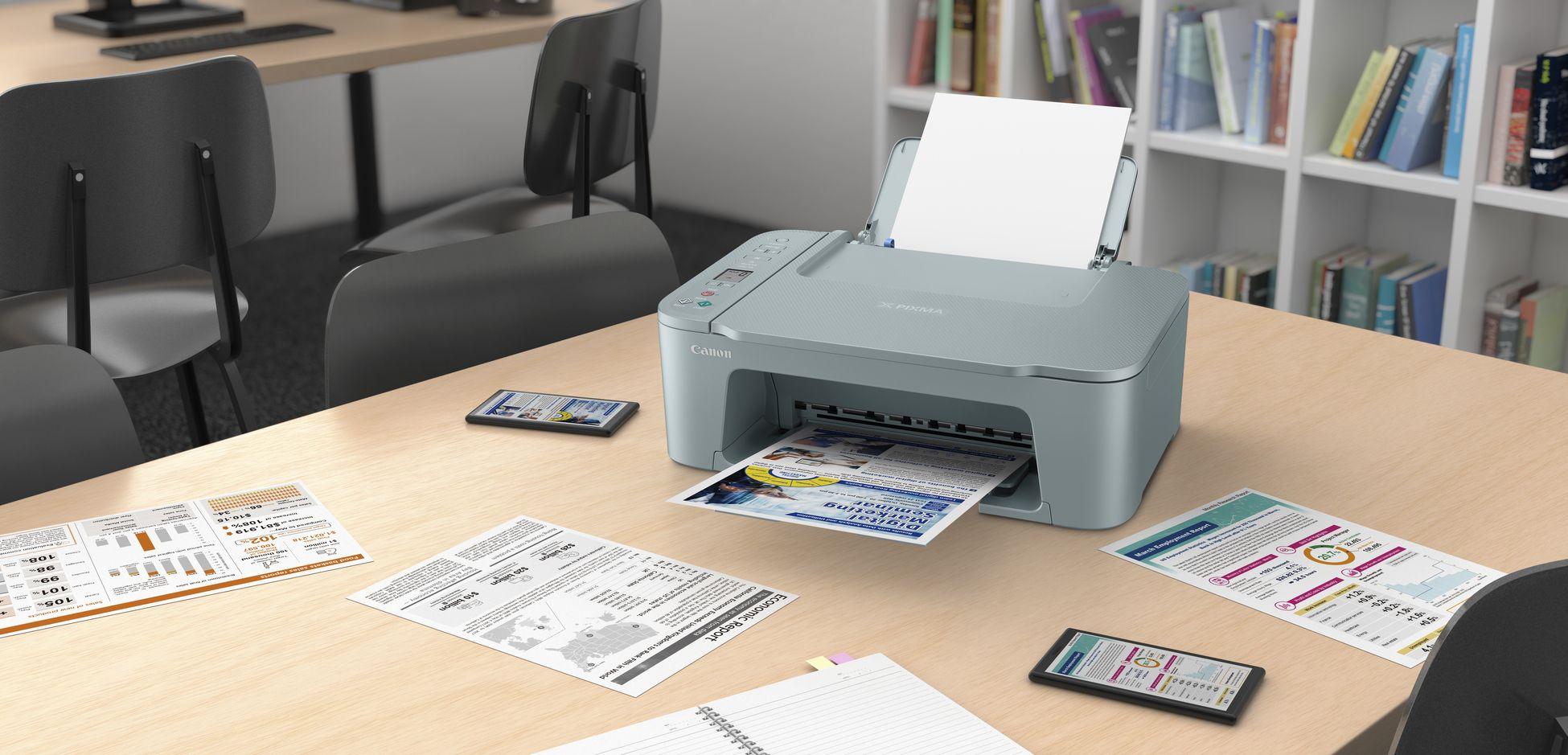 Impressora Multifunções CANON PIXMA TS3752i (A4 - Impressão a cores - 60 folhas - Azul-cinzento) — miniatura 8