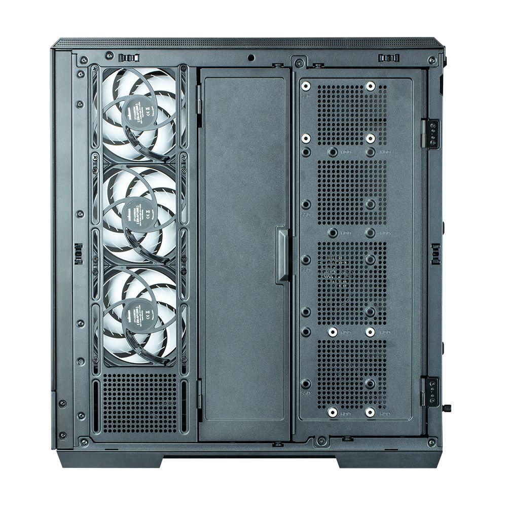 Caixa de Computador ZALMAN P50 DS (ATX, Micro ATX, Mini-ITX - Midi Tower - Plástico, aço, vidro temperado - Preto) — miniatura 5