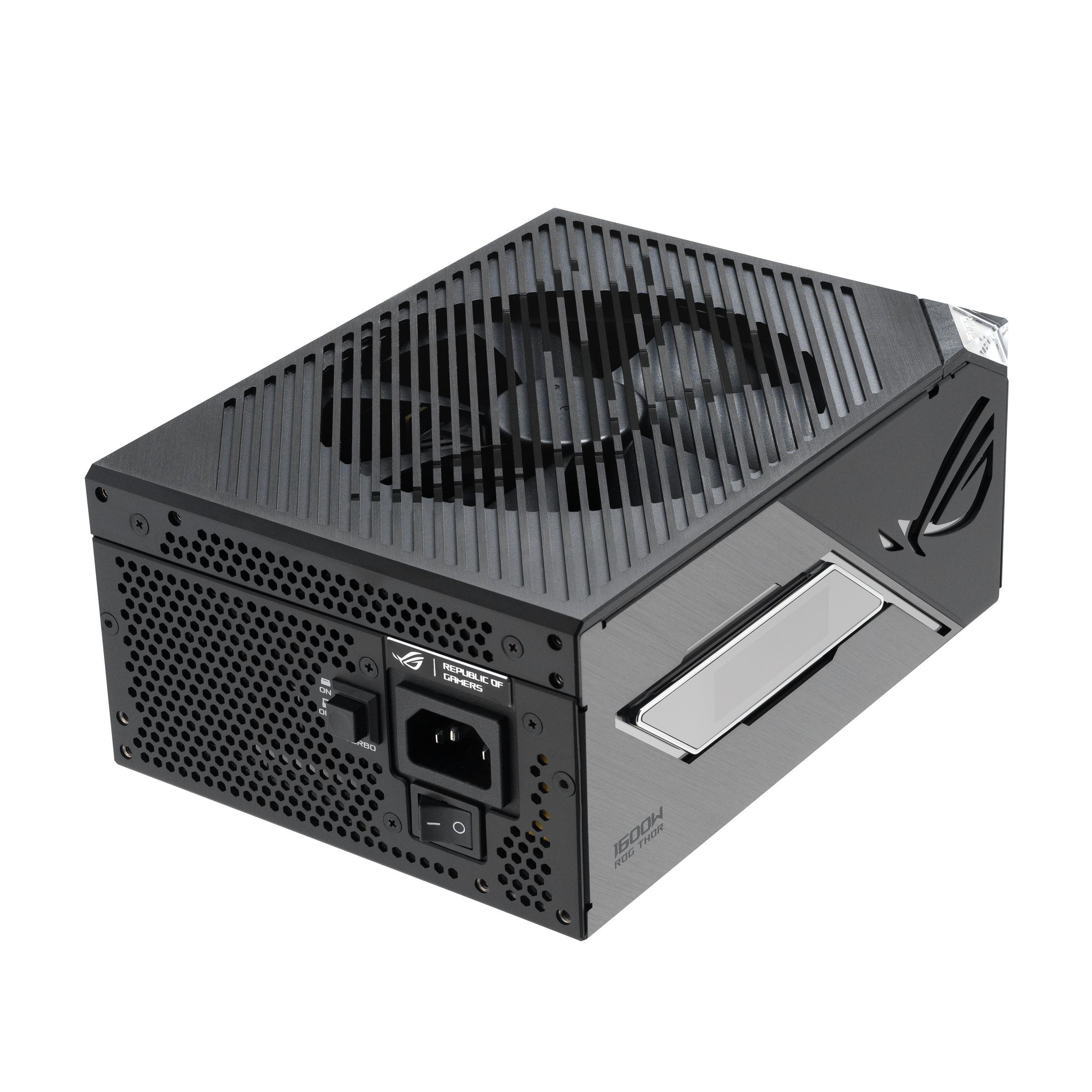 Fonte de Alimentação ASUS ROG Thor 1600T3 Gaming (ATX - 1600 W - 80 PLUS Titanium - Cinzento), miniatura 9