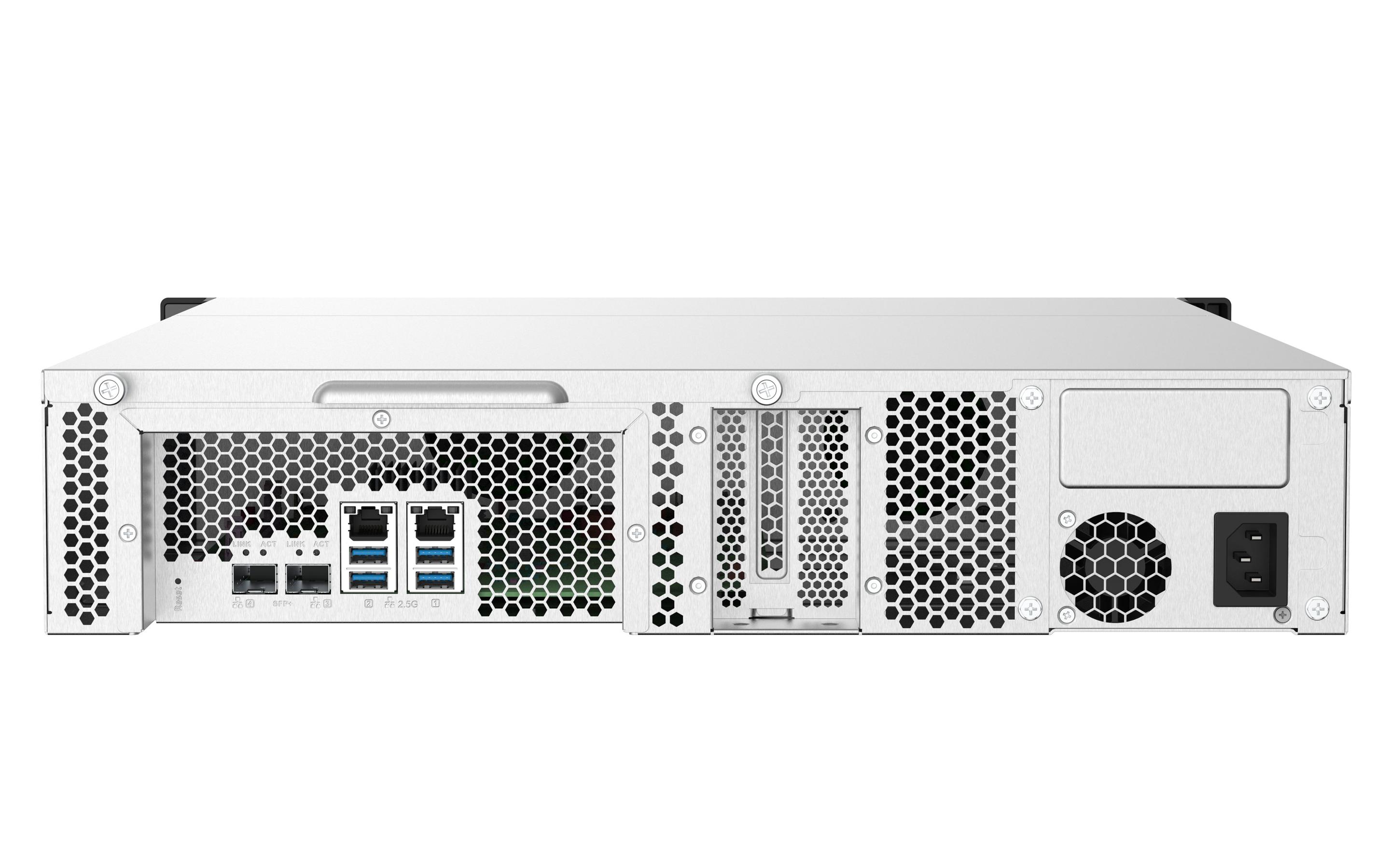 NAS QNAP TS-832PXU-4G (Serial ATA II, Serial ATA III - 4 GB - 8 baias - Alumínio e Preto), miniatura 6
