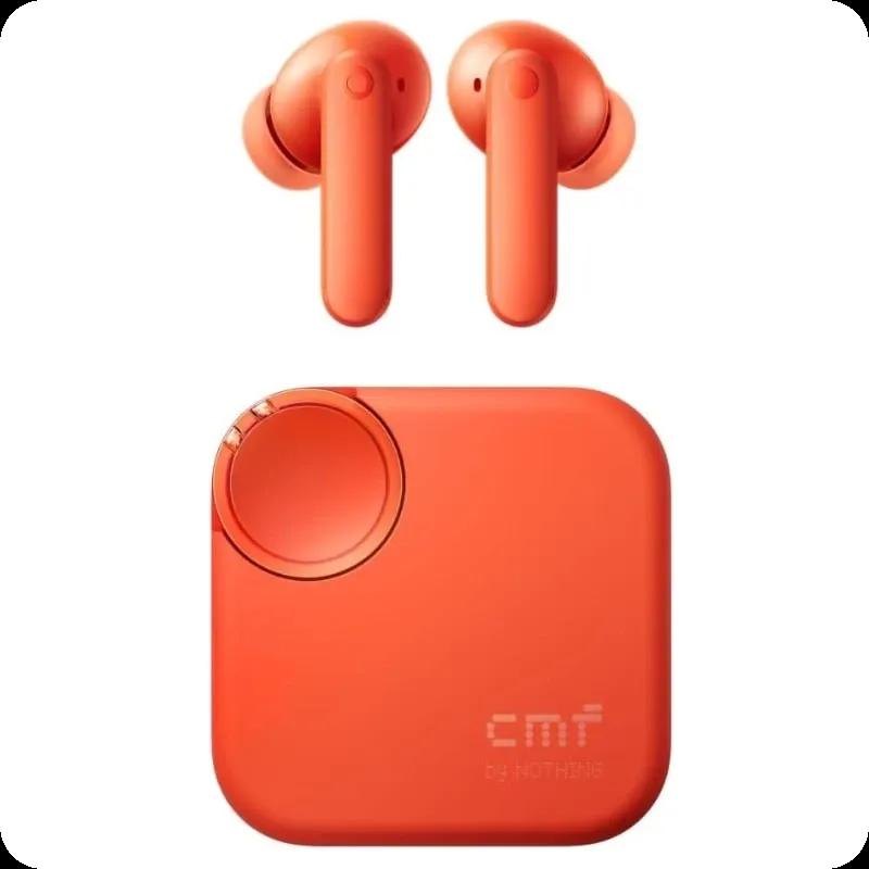 Auriculares True Wireless NOTHING CMF Buds 2 (Bluetooth - ANC híbrido até 48 dB - Até 55 horas com a caixa - Laranja)