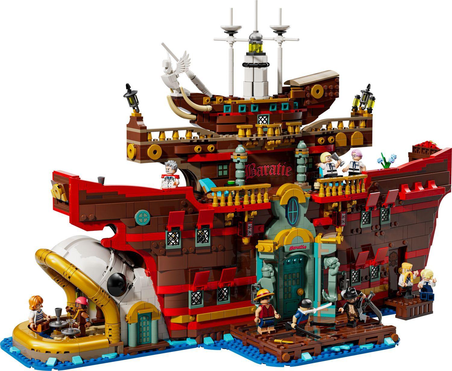 LEGO 75640 One Piece Baratie, o Restaurante Flutuante (18+ anos - 3402 peças)