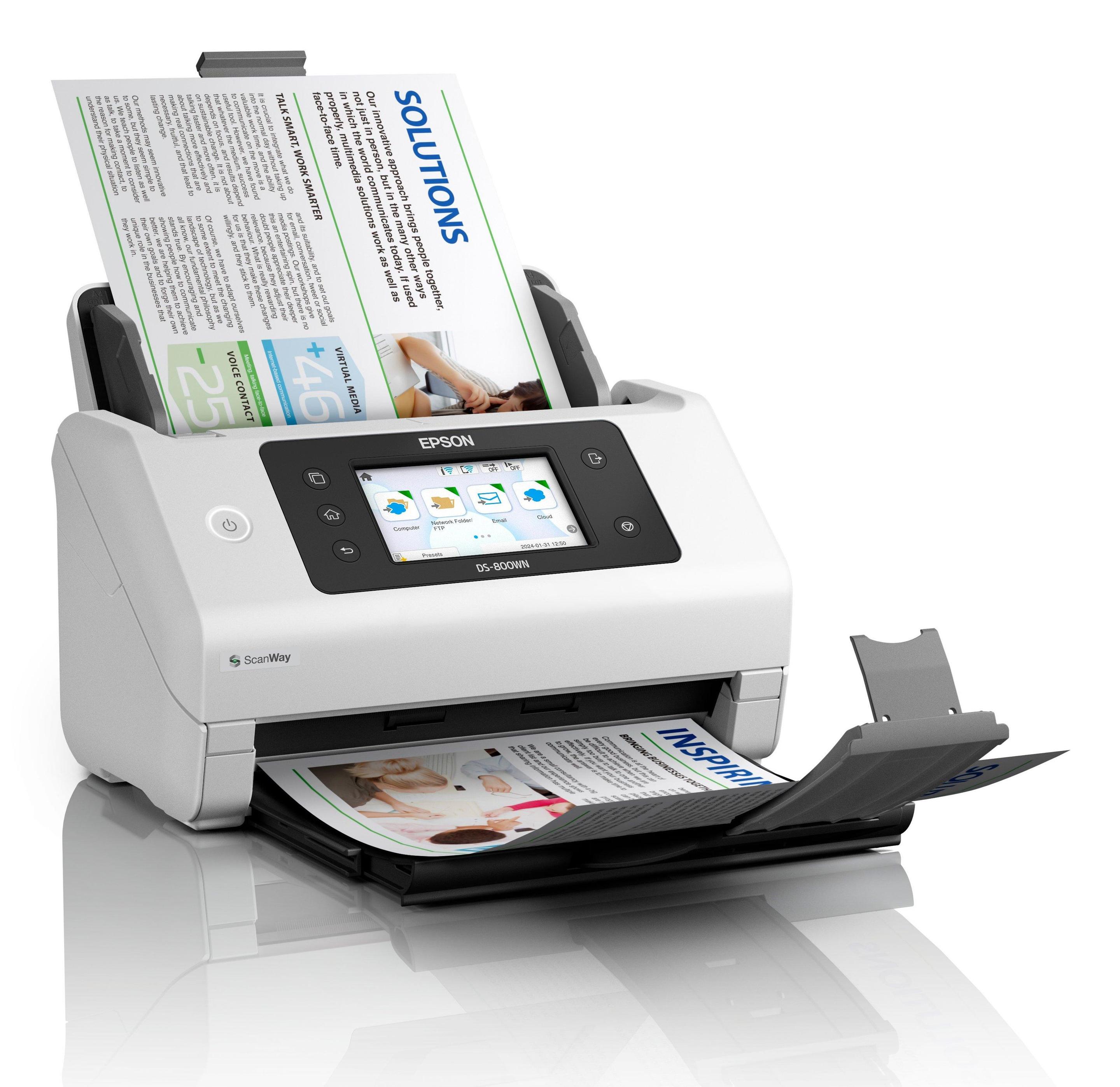 Scanner de Documentos EPSON WorkForce DS-800WN (3.2 Gen 1 - Branco) — miniatura 9