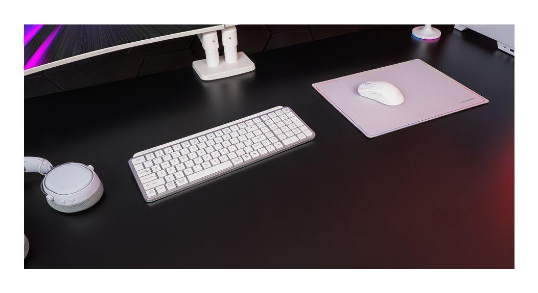 Teclado MARS GAMING MK-SILENKEYS (Espanhol - Teclas tesoura - RF Wireless + Bluetooth - Branco) — miniatura 5