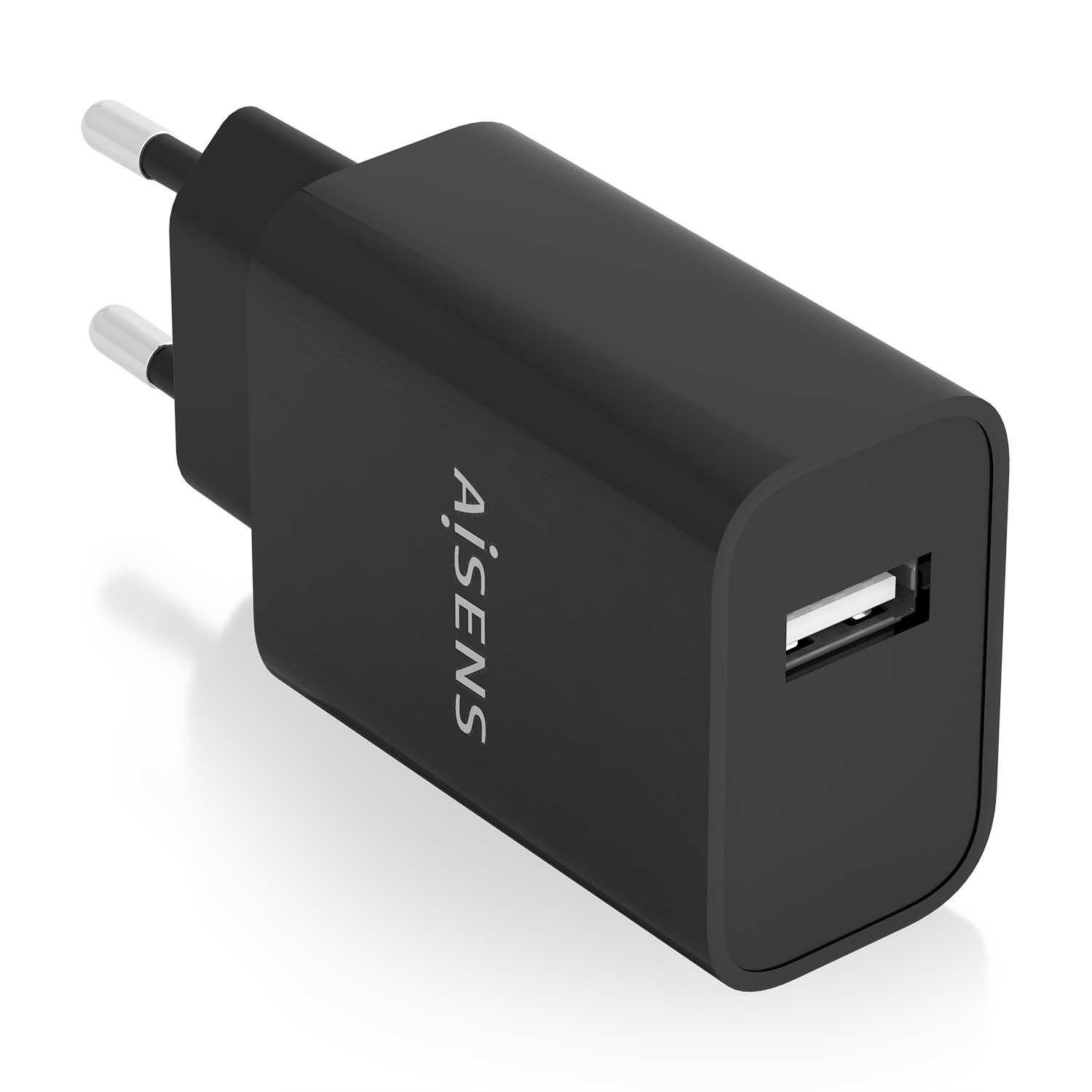 Carregador de Parede AISENS A110-0854 (10,5 W - Preto)