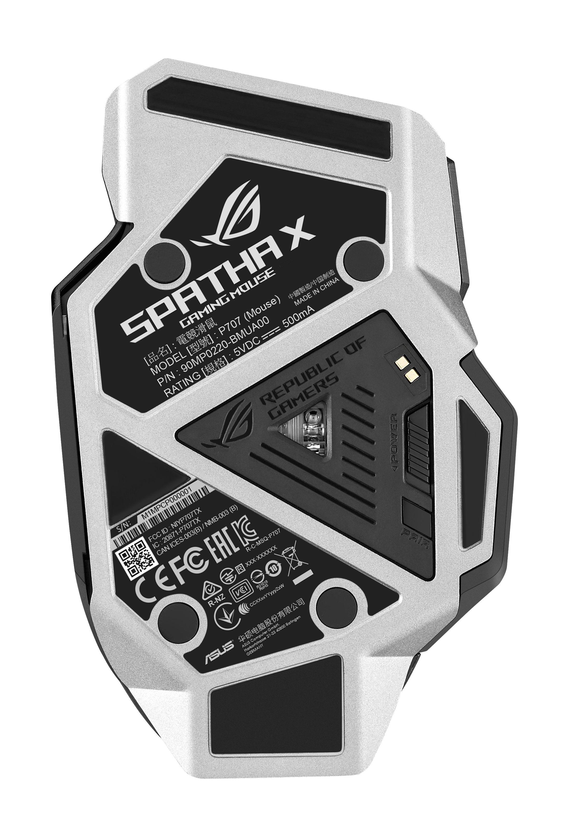 Rato ASUS ROG Spatha X (Mão direita - 19000 DPI - Ótico - Preto), miniatura 5