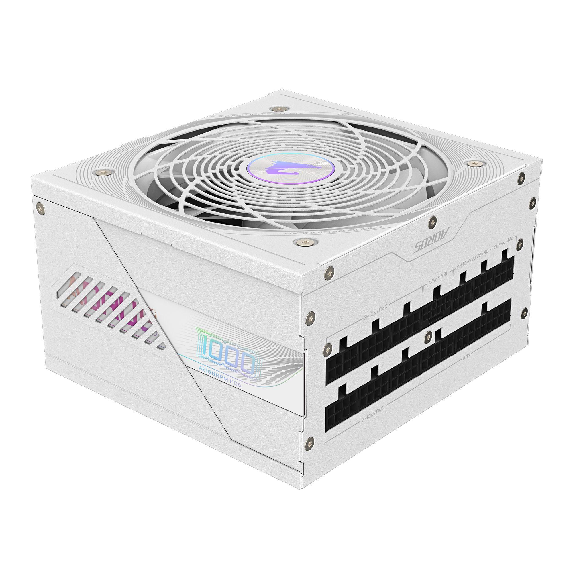 Fonte de Alimentação GIGABYTE AORUS ELITE P1000W ICE (ATX - 1000 W - 80 Plus Platinum - Branco), miniatura 5