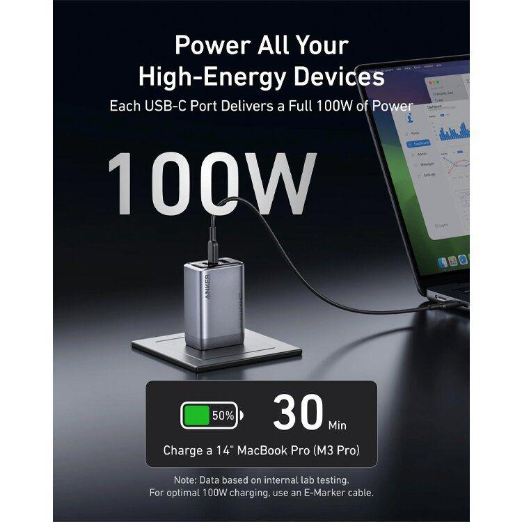 Carregador USB ANKER Prime A2688341 (100 W - Preto), miniatura 5