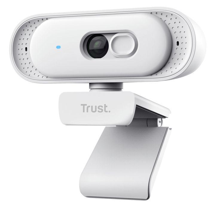 Webcam TRUST Tomar 2K QHD (2560 x 1440 pixels - 30 fps - USB - Branco)