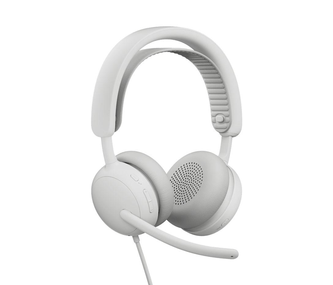 Headset LOGITECH Zone Wired 2 (Binaural - Com fios - Supra-aural - Branco), miniatura 13