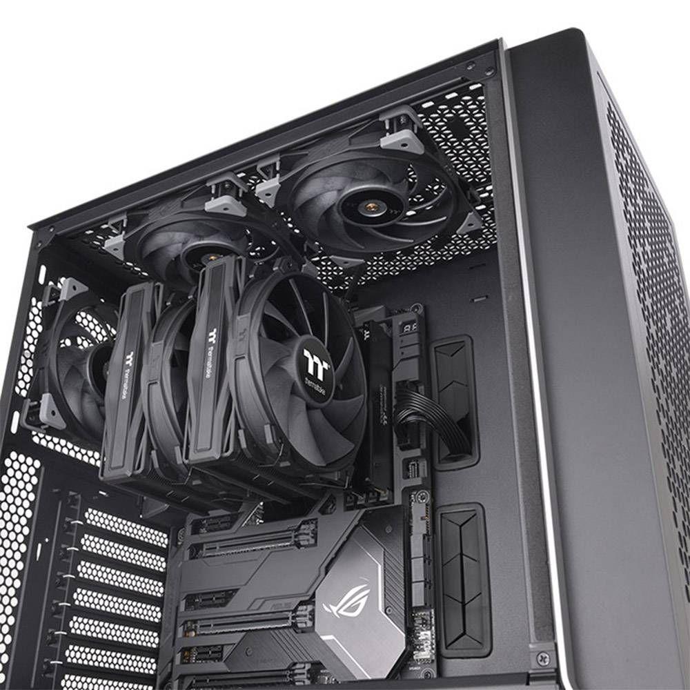 Cooler de CPU a Ar THERMALTAKE TOUGHAIR 710 (140 mm - 2 ventoinhas - 1400 RPM - Preto) — miniatura 5