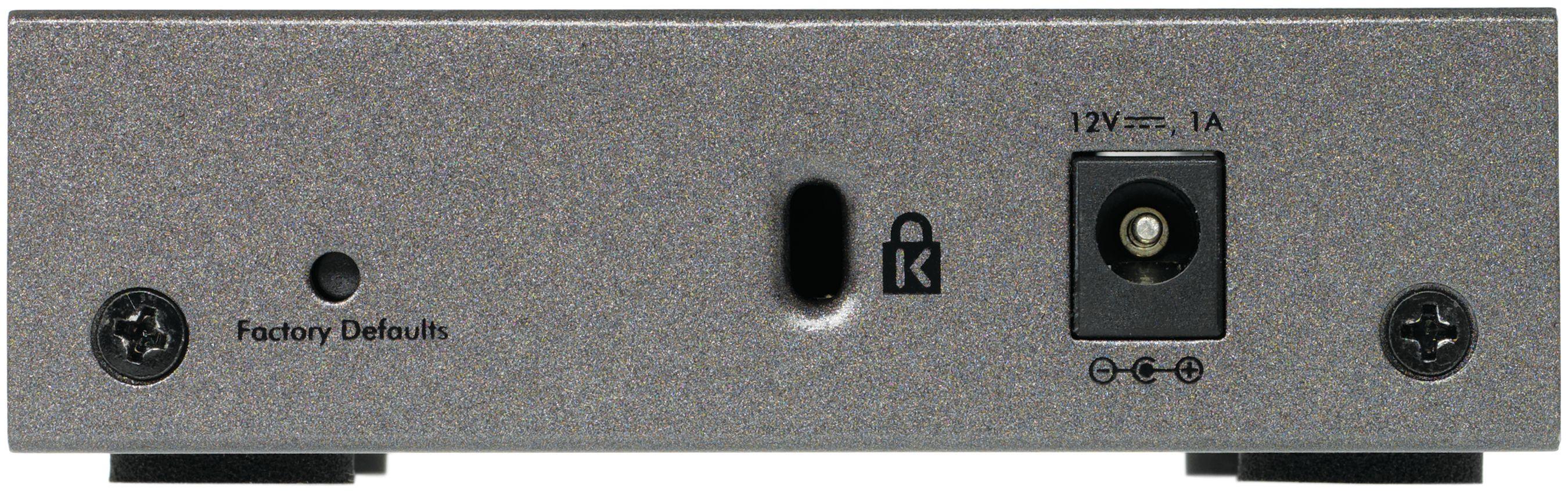 Switch NETGEAR GS105E-200PES (Gigabit Ethernet - 10 Gbit/s - L2/L3 - Cinzento) — miniatura 4