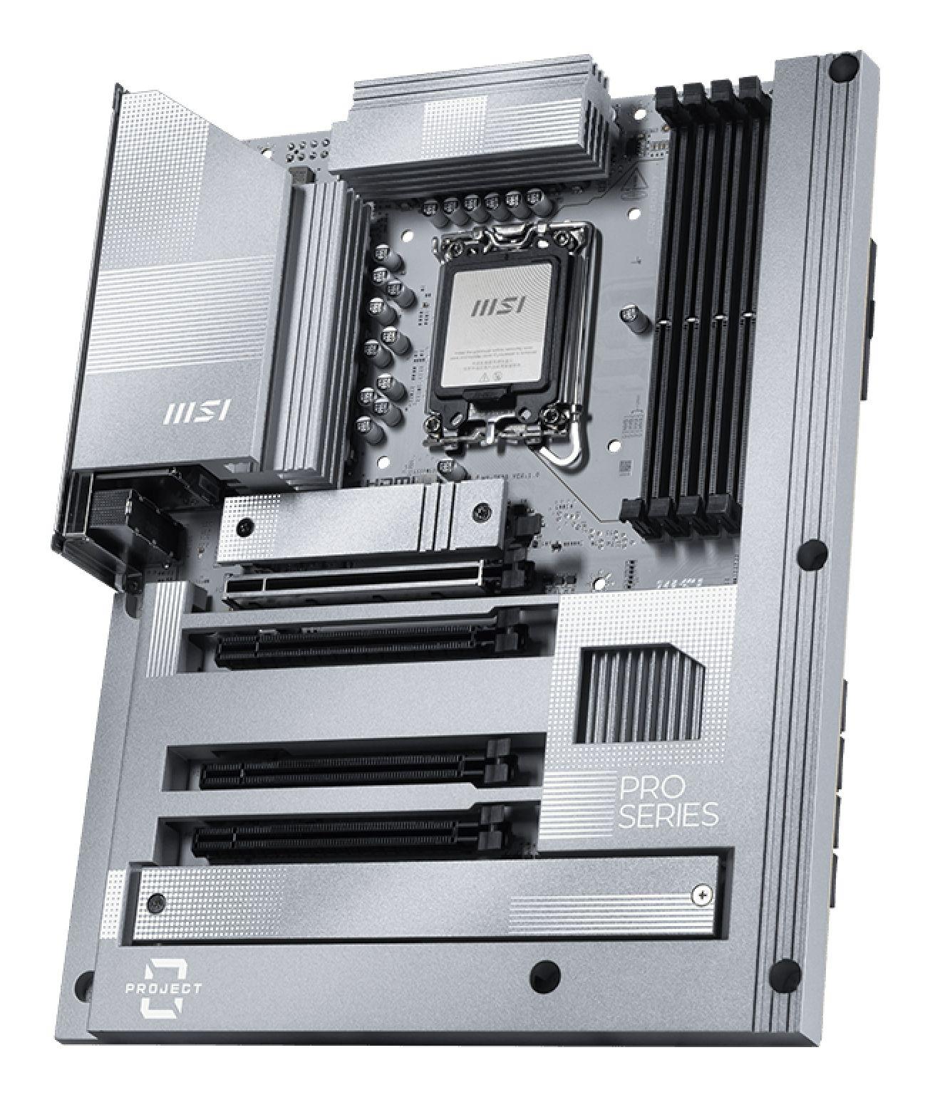 Motherboard MSI PRO Z890-S WIFI PZ (LGA 1851 - Intel Core Ultra - ATX - Prateado e Branco), miniatura 4