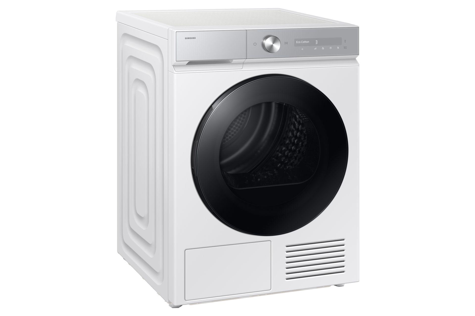 Máquina de Secar Roupa Independente SAMSUNG DV90DB8845GHU3 (9 kg - Bomba de calor - Altura 85 cm - Branco), miniatura 5