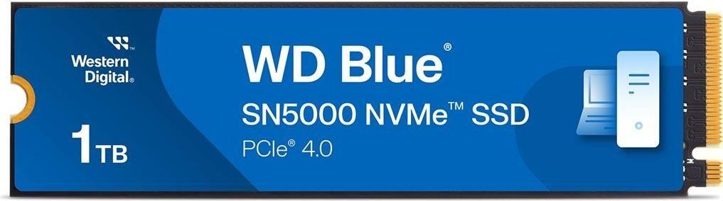 SSD Interno WESTERN DIGITAL Blue SN5000 (1 TB - M.2 2280 - NVMe PCIe Gen4 x4)