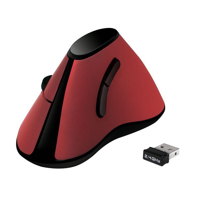 Rato LOGILINK ID0159 (Mão direita - 1200 DPI - Ótico - Preto/Vermelho)