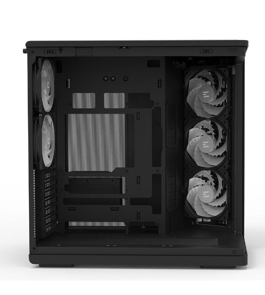 Caixa de Computador ZALMAN P60 Black (ATX, Mini-ITX - Midi Tower - Plástico, aço, vidro temperado - Preto) — miniatura 10
