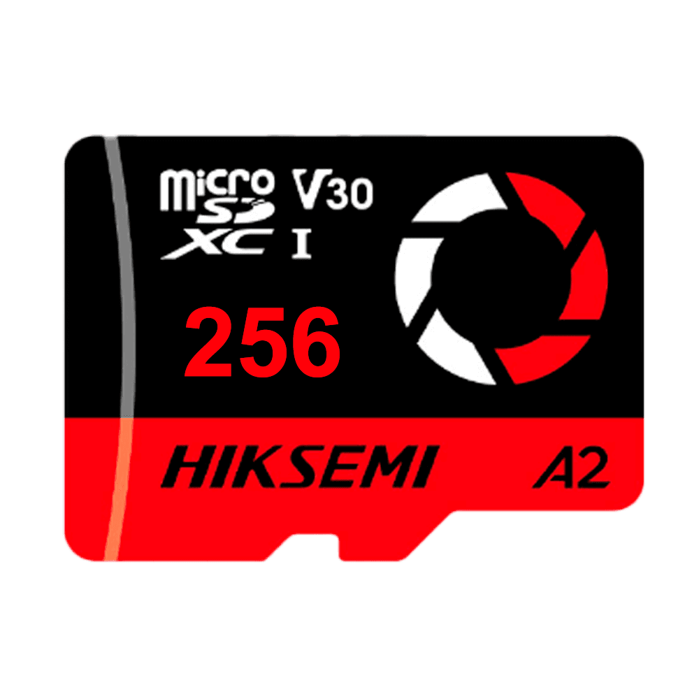 Cartão de Memória HIKVISION HS-TF-E3STD/256G/CAPTURE/W (256GB - Até 180 MB/s)