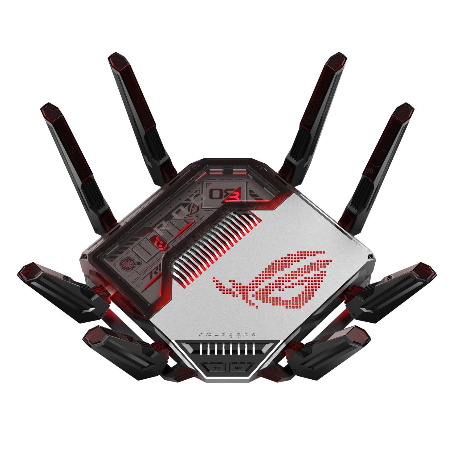 Router ASUS ROG Rapture GT-BN98 (Wi-Fi 8 - 11 529 Mbit/s - 10 Gigabit Ethernet - Preto e Branco), miniatura 2