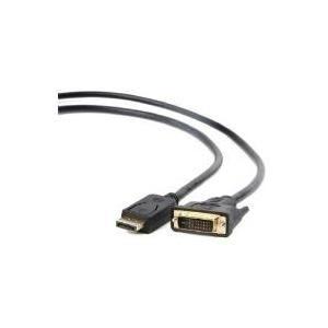 Cabo GEMBIRD CC-DPM-DVIM-1M (1 m - DisplayPort macho - DVI 24+1 macho - Preto)
