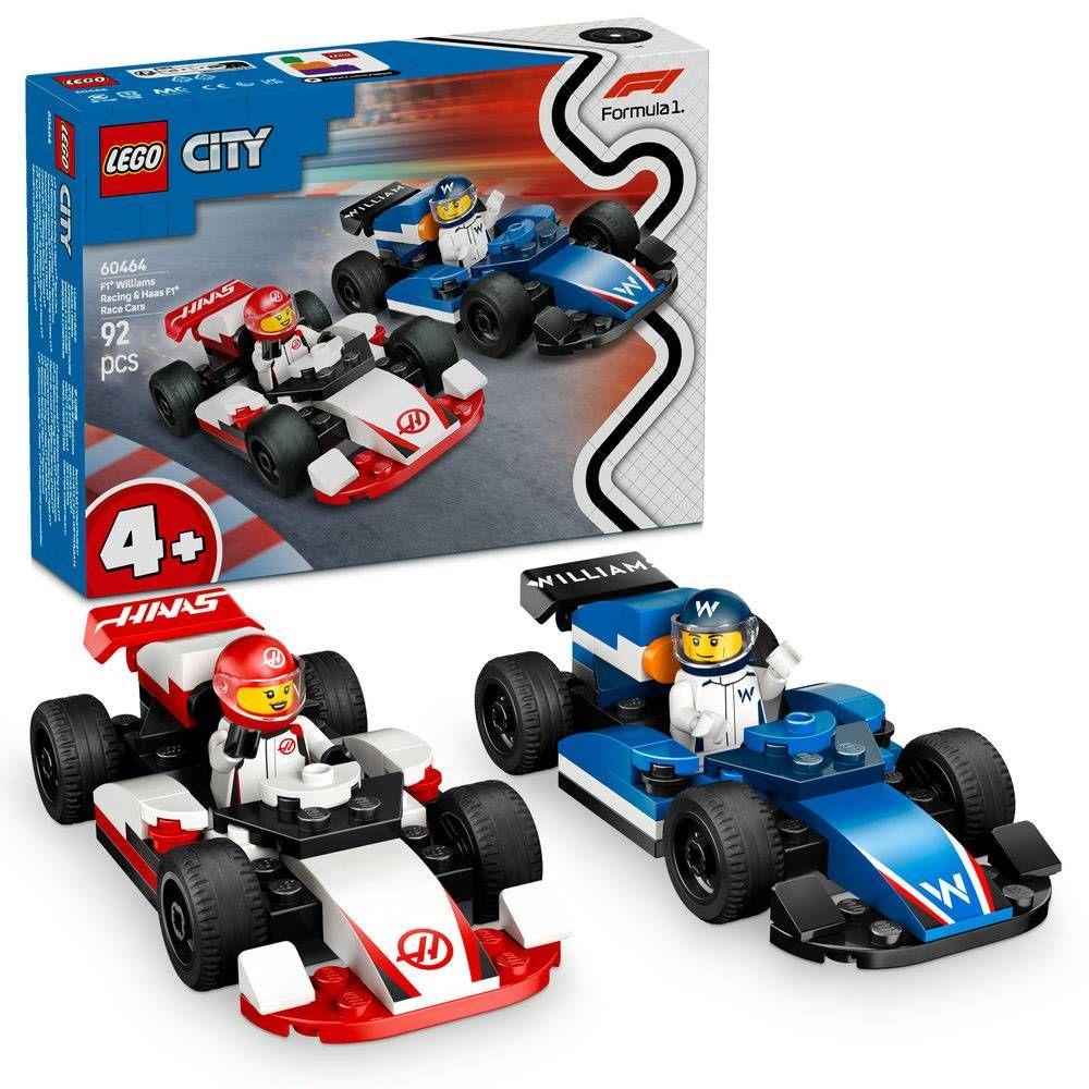 LEGO 60464 City Carros de Corrida F1® da Williams Racing e Haas F1® (4+ anos - 92 peças), miniatura 3