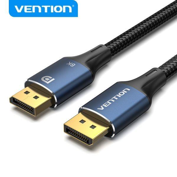 Cabo DisplayPort VENTION HCELF (1 m - FreeSync, G-Sync - Azul) — miniatura 2