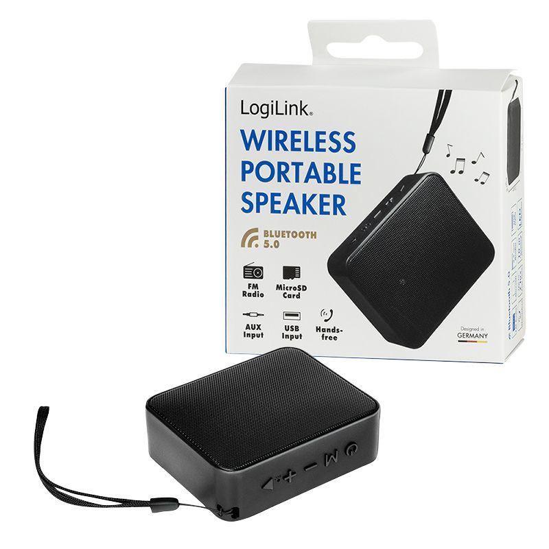 Coluna Portátil LOGILINK SP0057 (Com fios e sem fios - 5 W - USB - Preto), miniatura 10