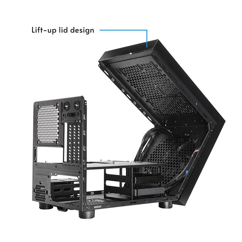 Caixa de Computador Cubo CHIEFTEC CI-03B-OP (Micro ATX, Mini-ATX - Cubo - 16 cm - Preto) — miniatura 11