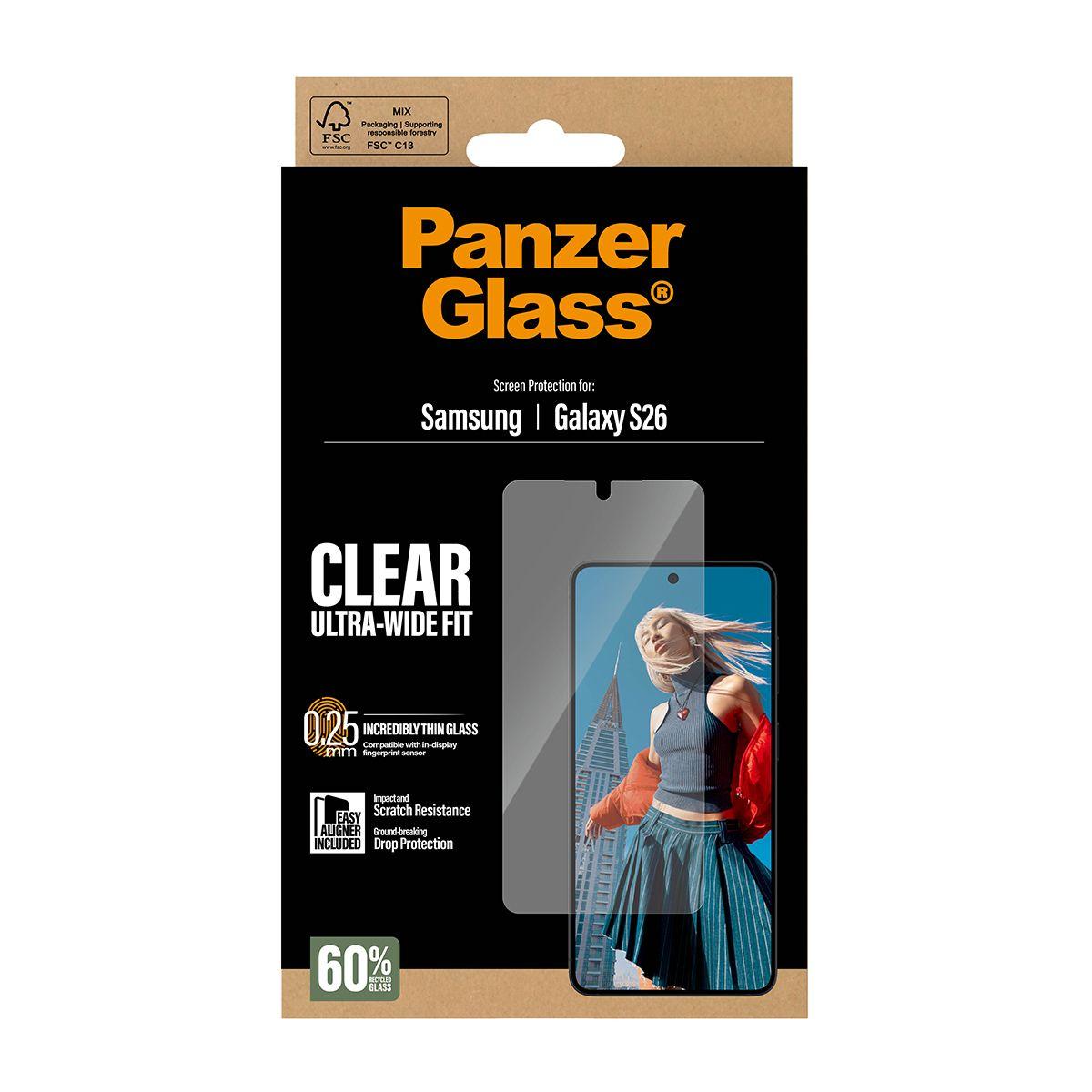 Película de Ecrã PANZERGLASS Samsung Galaxy S26 Ultra (Transparente) — miniatura 3