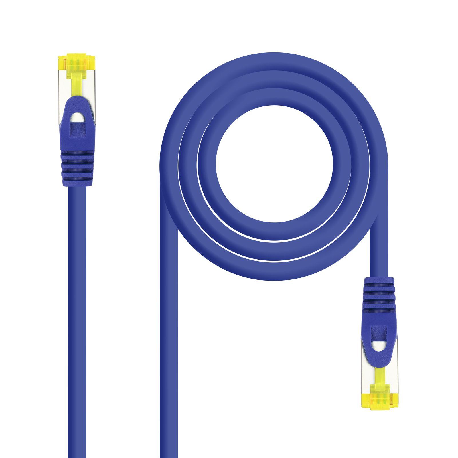 Cabo de Rede NANOCABLE 10.20.1903-BL (3 m - Cat6A - RJ-45 - Azul)