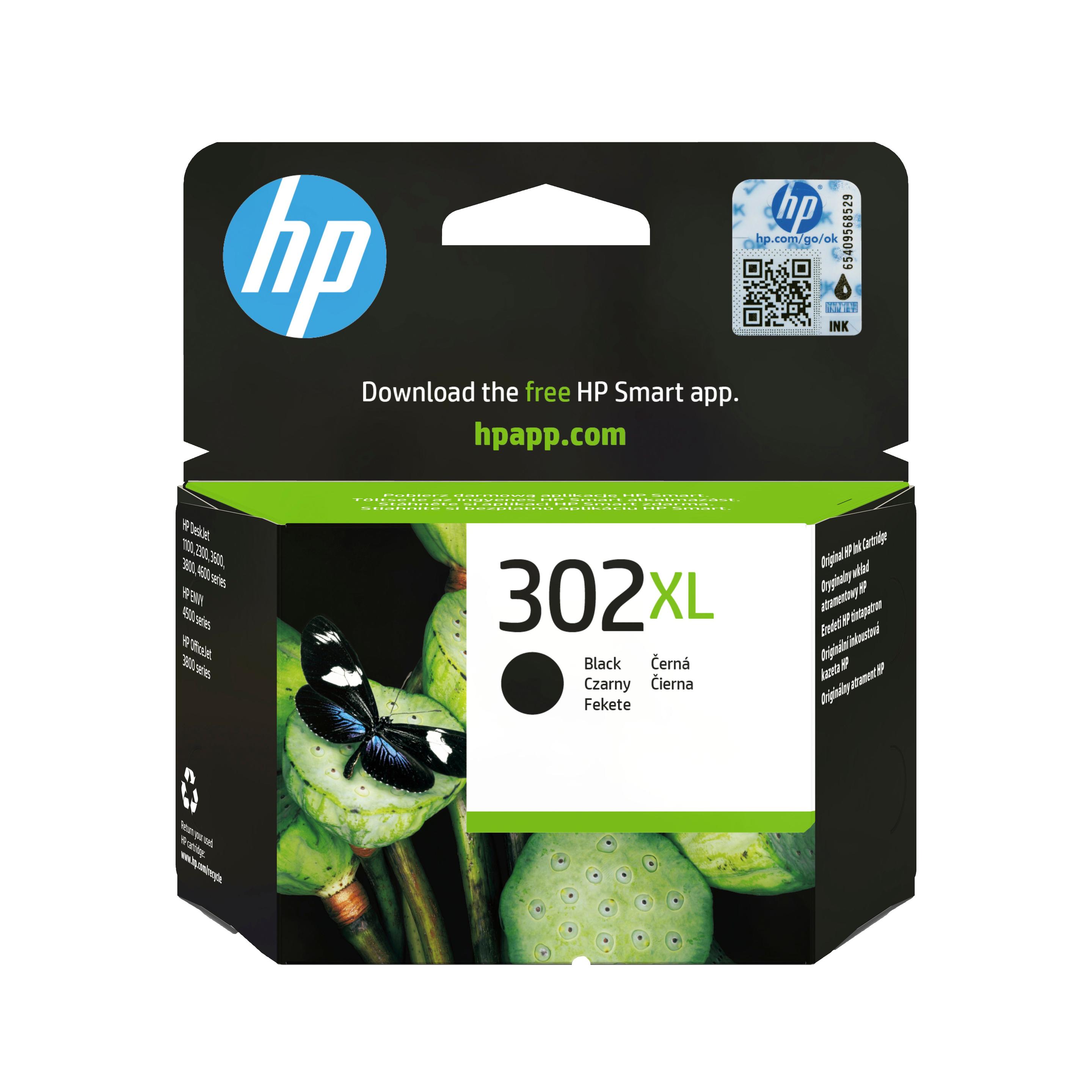 Tinteiro HP 302XL (430 páginas - Preto)
