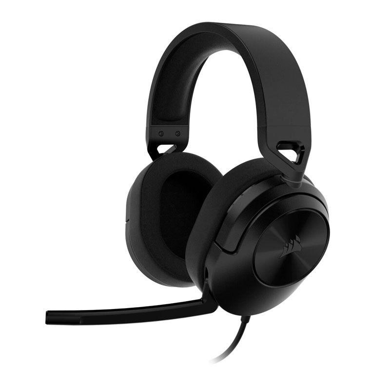 Headset Gaming CORSAIR HS65 Surround (Com fios - Supra-aural - 50 mm - Preto)