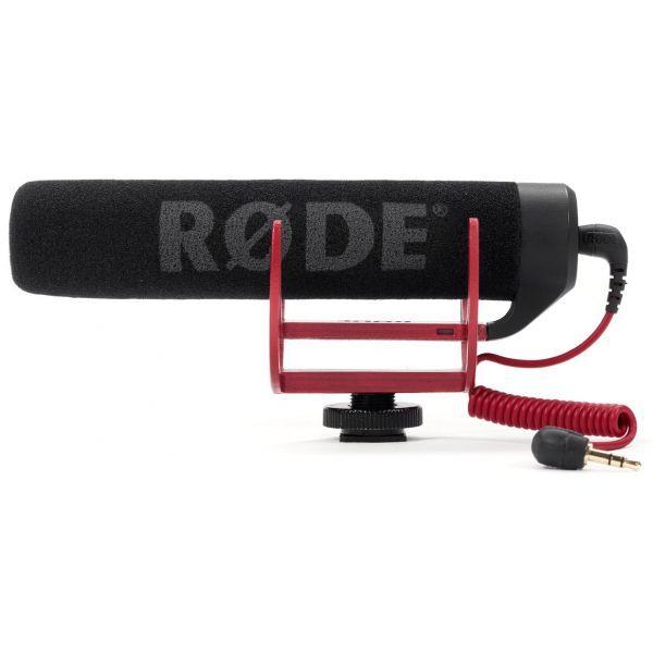 Microfone Direcional RODE MICROPHONES VideoMic GO (Com fios - Preto)