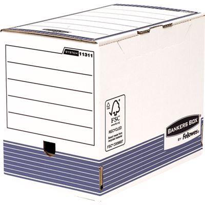 Caixa de Ficheiro FELLOWES Bankers Box 1131102 (Azul e Branco) — miniatura 2