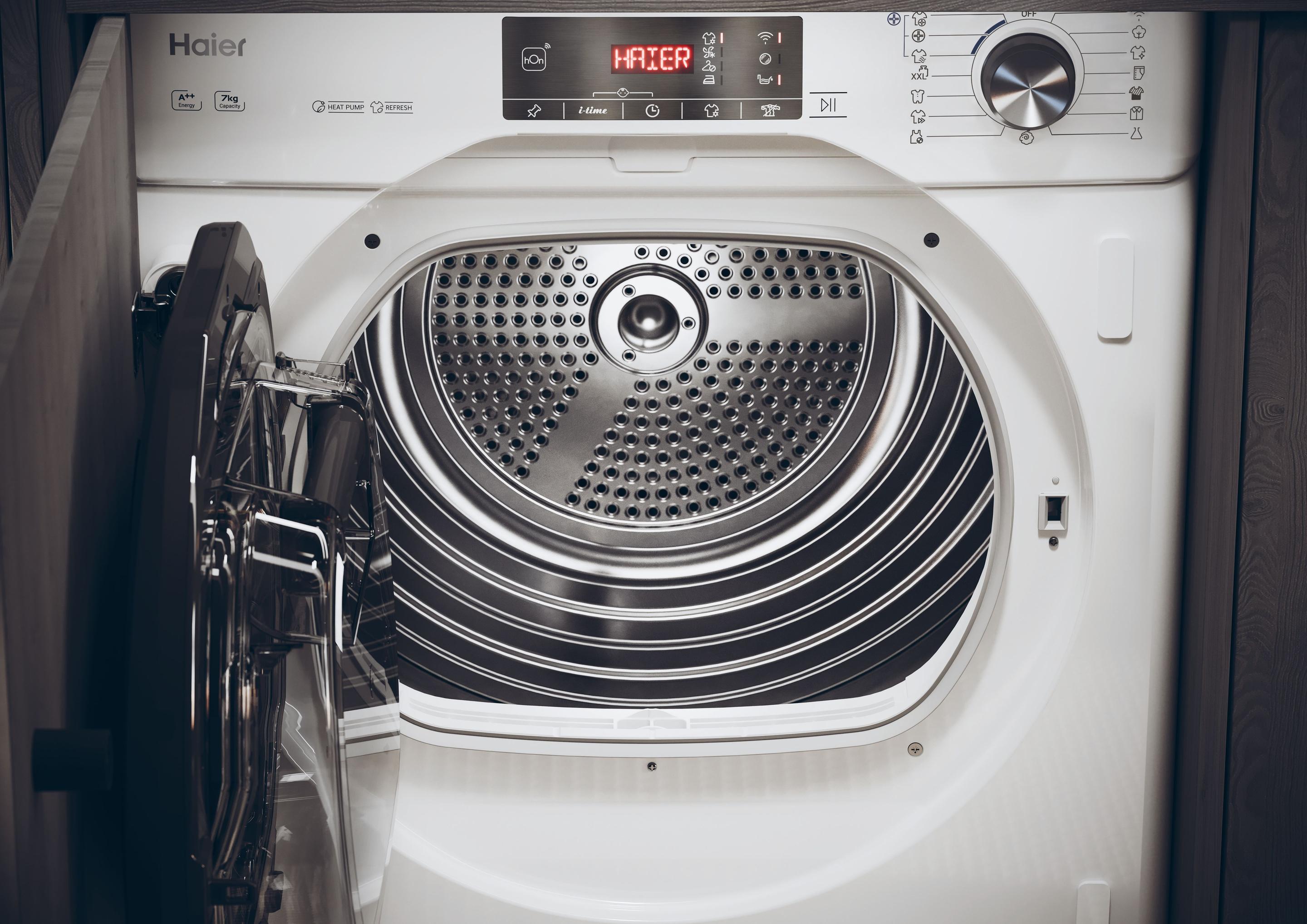 Máquina de Secar Roupa Encastre HAIER HDBIH7A2TBEXS (Altura 85 cm - 85 cm - 7 kg - Não aplicável), miniatura 7