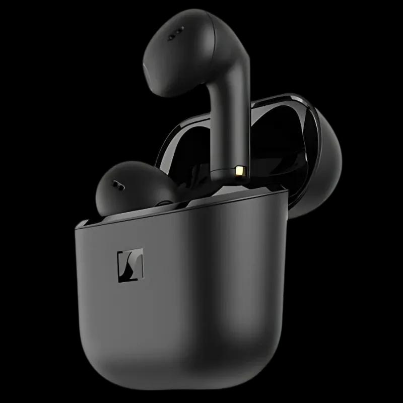 Auscultadores SENNHEISER Accentum Open (Bluetooth - 11 mm - Totalmente sem fios - Preto)